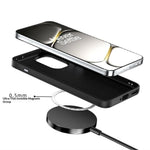 ABEEL til OnePlus 15R 5G / Ace 6T 5G magnetisk cover, slankt TPU-, PC- og PU-mobilcover med kulfibertekstur