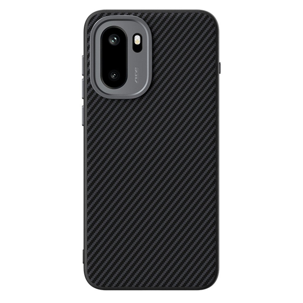 ABEEL til OnePlus 15R 5G / Ace 6T 5G magnetisk cover, slankt TPU-, PC- og PU-mobilcover med kulfibertekstur
