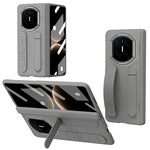 For Huawei Mate X7 Case Kickstand Wristband PC Phone Cover with Tempered Glass Film