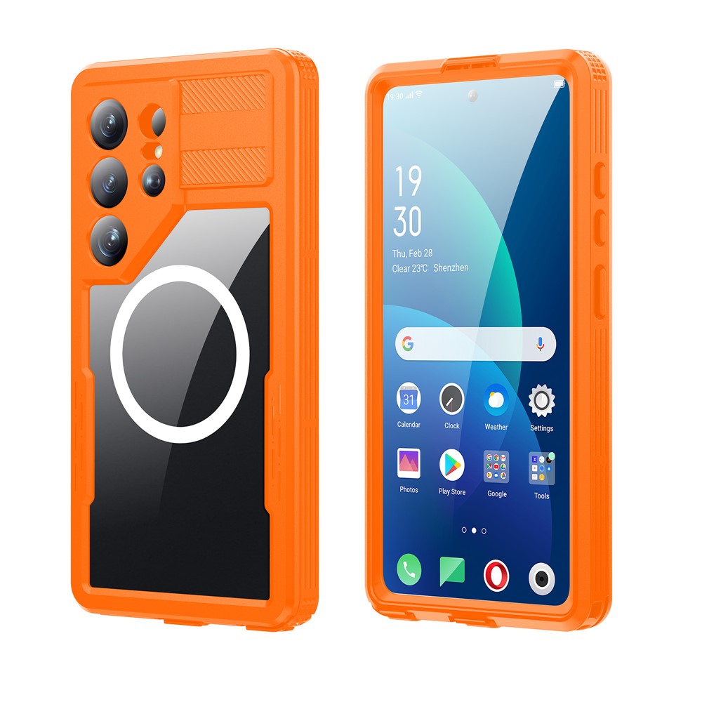 REDPEPPER For Samsung Galaxy S26 Ultra IP68 Waterproof Case Clear Magnetic Phone Cover