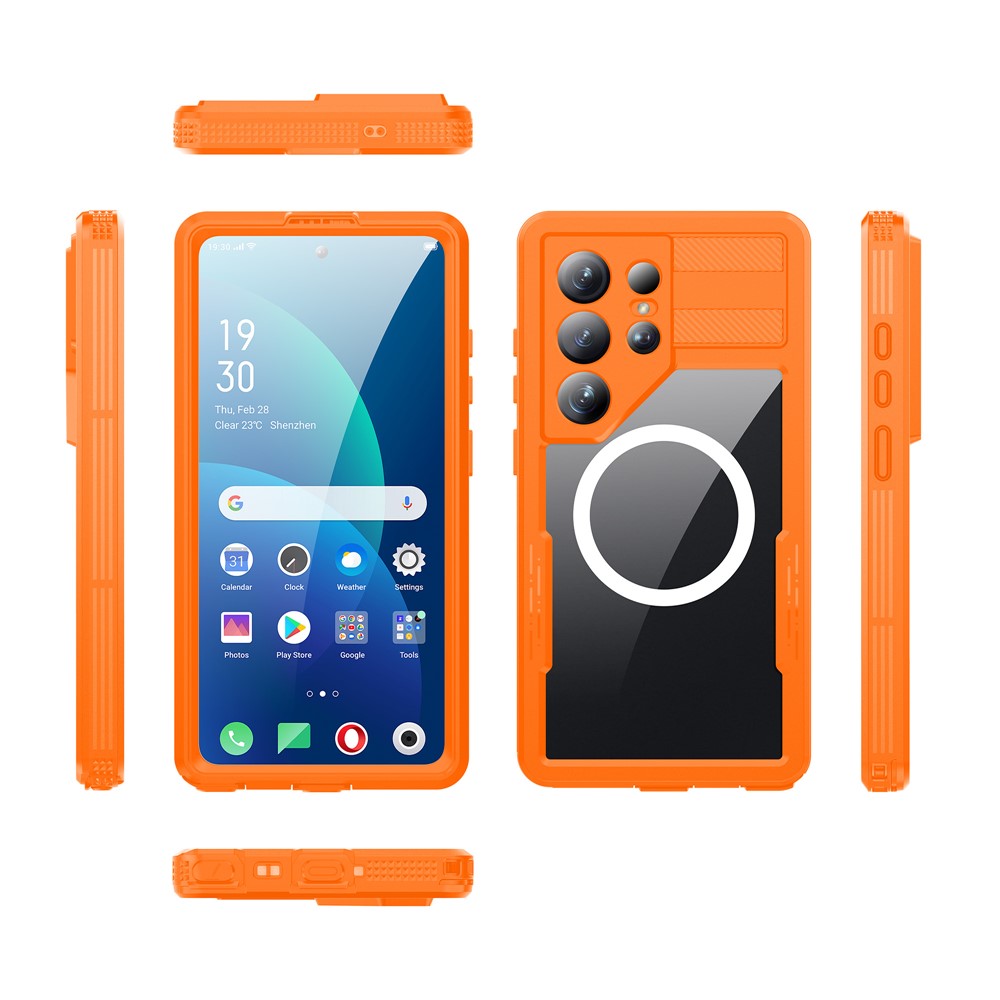 REDPEPPER For Samsung Galaxy S26 Ultra IP68 Waterproof Case Clear Magnetic Phone Cover
