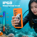 REDPEPPER For Samsung Galaxy S26 Ultra IP68 Waterproof Case Clear Magnetic Phone Cover