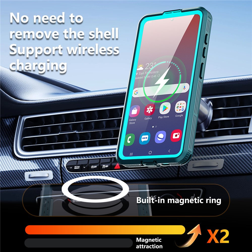 REDPEPPER For Samsung Galaxy S26 IP68 Waterproof Case Clear Magnetic Phone Cover