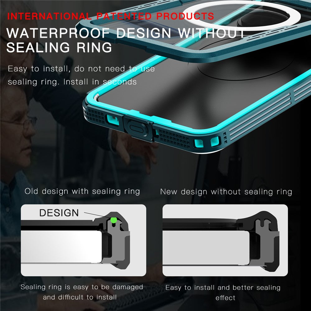 REDPEPPER For Samsung Galaxy S26 IP68 Waterproof Case Clear Magnetic Phone Cover