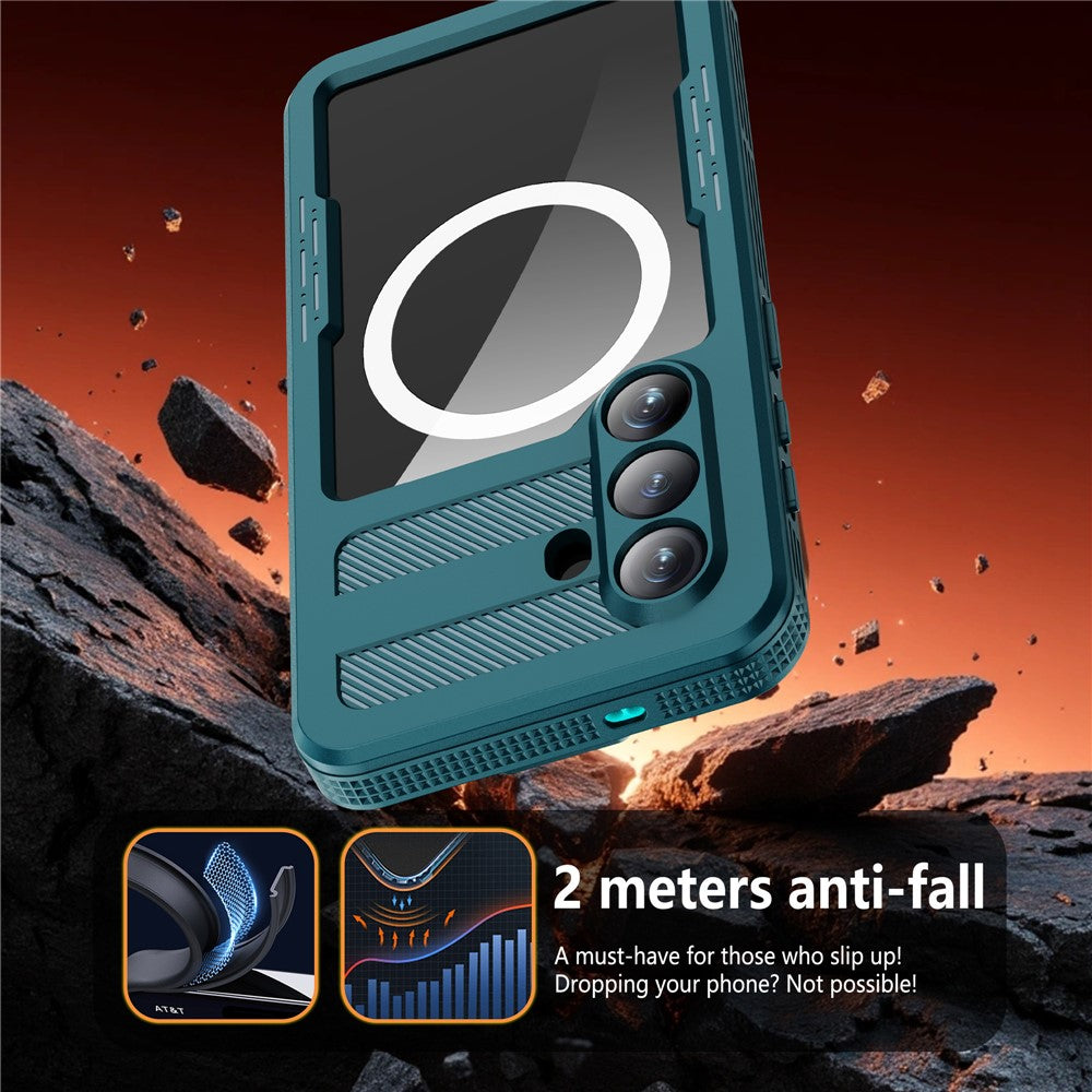 REDPEPPER For Samsung Galaxy S26 IP68 Waterproof Case Clear Magnetic Phone Cover