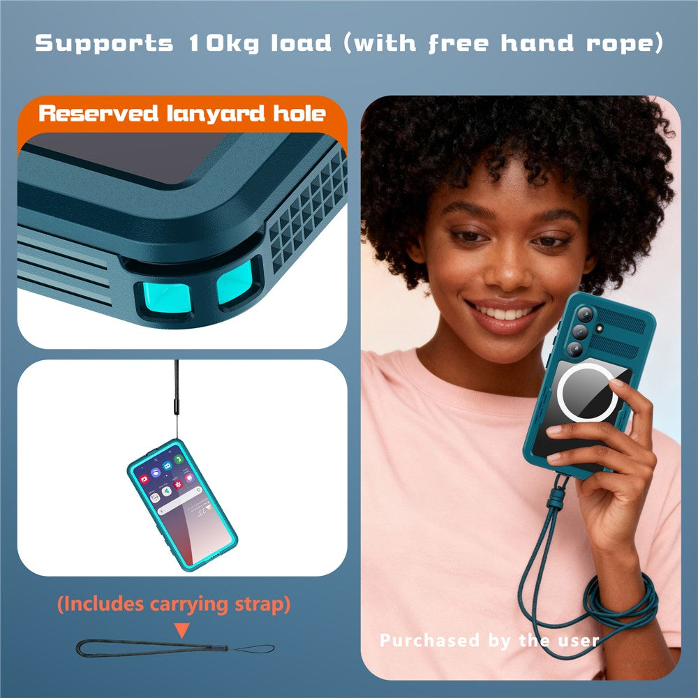 REDPEPPER For Samsung Galaxy S26 IP68 Waterproof Case Clear Magnetic Phone Cover