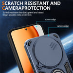 Kickstand Case for Honor X70 5G  /  X9d 5G  /  Magic8 Lite 5G Slide Camshield PC + TPU Phone Cover