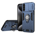 For Samsung Galaxy A37 5G Case Slide Camshield Kickstand PC + TPU Phone Cover