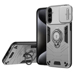 For Samsung Galaxy A57 5G Case Slide Camshield Kickstand PC + TPU Phone Cover