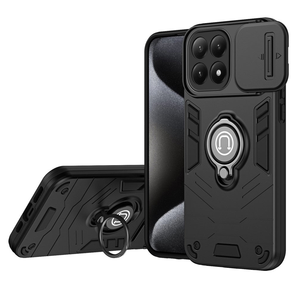 Xiaomi 15T-skal Slide Camshield Stöd PC + TPU mobilskal