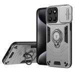 Kickstand Case for Honor 400 Smart 4G / 400 Smart 5G / X7d 5G Slide Camshield PC + TPU Phone Cover