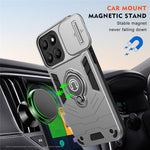 Stativcover til Honor 400 Smart 4G / 400 Smart 5G / X7d 5G Slide Camshield PC + TPU Telefoncover