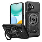 Magnetic Case For Honor X5c 4G / X5c Plus 4G / Play10A 4G Rotating Kickstand TPU + PC Phone Cover