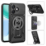 Magnetic Case For Honor X5c 4G  /  X5c Plus 4G  /  Play10A 4G Rotating Kickstand TPU + PC Phone Cover