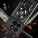 Magnetic Case For Honor 400 Smart 5G  /  400 Smart 4G  /  X7d 4G  /  X7d 5G Rotating Kickstand TPU + PC Phone Cover