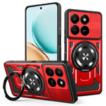 Magnetic Case For Honor 400 Smart 5G  /  400 Smart 4G  /  X7d 4G  /  X7d 5G Rotating Kickstand TPU + PC Phone Cover