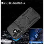 Magnetic Case For Honor X5c Plus 4G  /  X5c 4G  /  Play10A 4G Shockproof TPU + PC Phone Back Cover with Kickstand