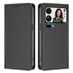 For Xiaomi 17 Pro Max Leather Wallet Case Magnetic Closure RFID Blocking Phone Cover