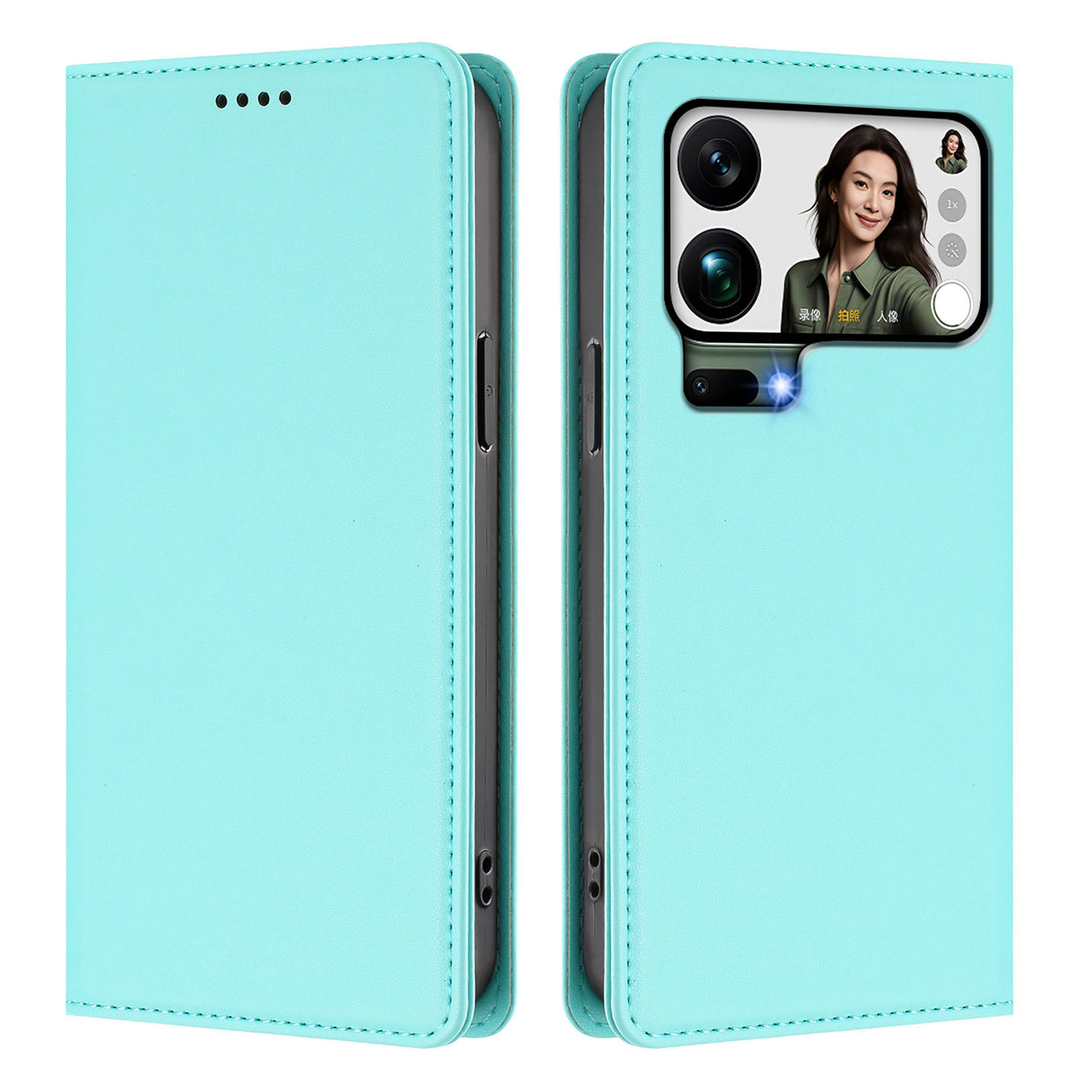 For Xiaomi 17 Pro Max Leather Wallet Case Magnetic Closure RFID Blocking Phone Cover
