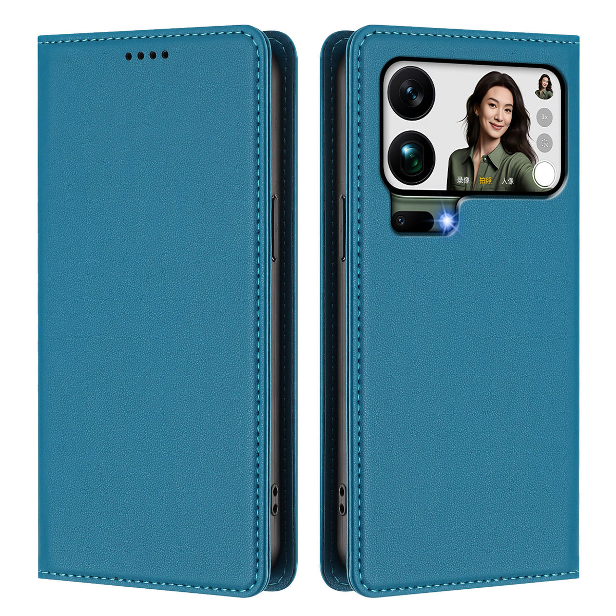 For Xiaomi 17 Pro Max Leather Wallet Case Magnetic Closure RFID Blocking Phone Cover
