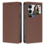 For Xiaomi 17 Pro Max Leather Wallet Case Magnetic Closure RFID Blocking Phone Cover