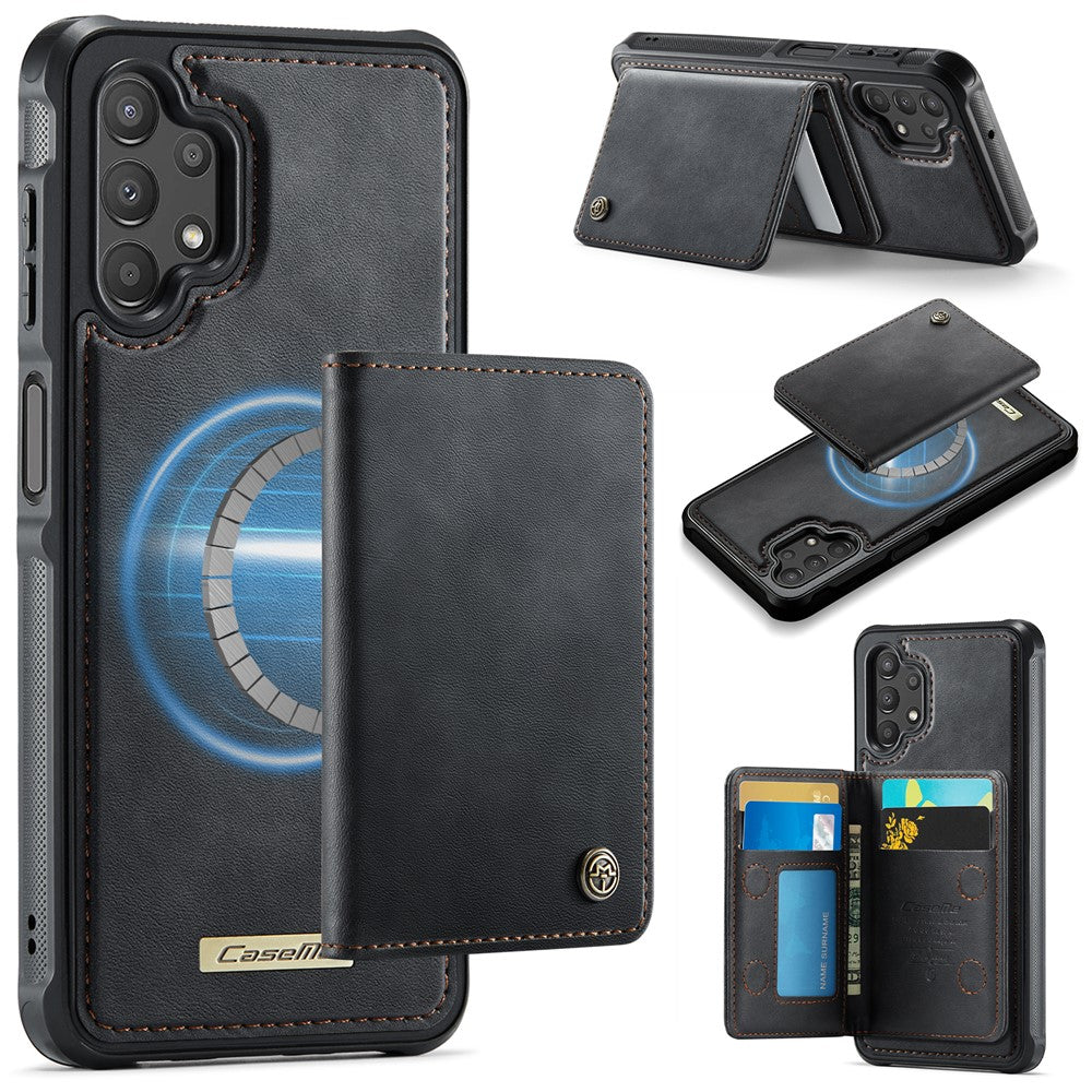 CASEME ME80-serien för Samsung Galaxy A13 4G / A04s 4G (164,7 mm) magnetiskt fodral i läder PC TPU med avtagbart fodral
