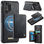 CASEME ME80-serien för Samsung Galaxy A13 4G / A04s 4G (164,7 mm) magnetiskt fodral i läder PC TPU med avtagbart fodral