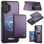 CASEME ME80-serien för Samsung Galaxy A13 4G / A04s 4G (164,7 mm) magnetiskt fodral i läder PC TPU med avtagbart fodral