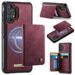 CASEME ME80-serien för Samsung Galaxy A13 4G / A04s 4G (164,7 mm) magnetiskt fodral i läder PC TPU med avtagbart fodral