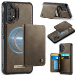 CASEME ME80-serien för Samsung Galaxy A13 4G / A04s 4G (164,7 mm) magnetiskt fodral i läder PC TPU med avtagbart fodral