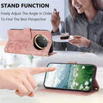 For Honor X60 Pro 5G / X9c 5G / Magic7 Lite 5G Wallet Case with 5 Card Slot / Wrist Strap, Tulip Pattern Imprint Leather Phone Cover