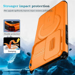 Samsung Galaxy S26 Magnetiskt Skal Stativ Kamera Slider PC + TPU mobilskal