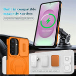 Samsung Galaxy S26 Magnetiskt Skal Stativ Kamera Slider PC + TPU mobilskal