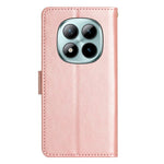 For Xiaomi Redmi Note 15 Pro 4G (Global) Leather Wallet Case Butterfly Flower Imprinted Phone Cover with Strap