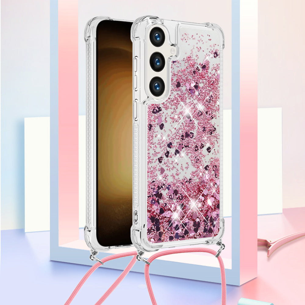 Samsung Galaxy S26+ TPU-skal Quicksand mobilskal med Snodd