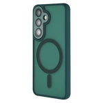 WANLONFENG til Samsung Galaxy S26 Magnetisk cover QB-serie PC TPU telefoncover med skærmfilm