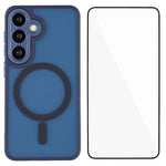 WANLONFENG til Samsung Galaxy S26 Magnetisk cover QB-serie PC TPU telefoncover med skærmfilm