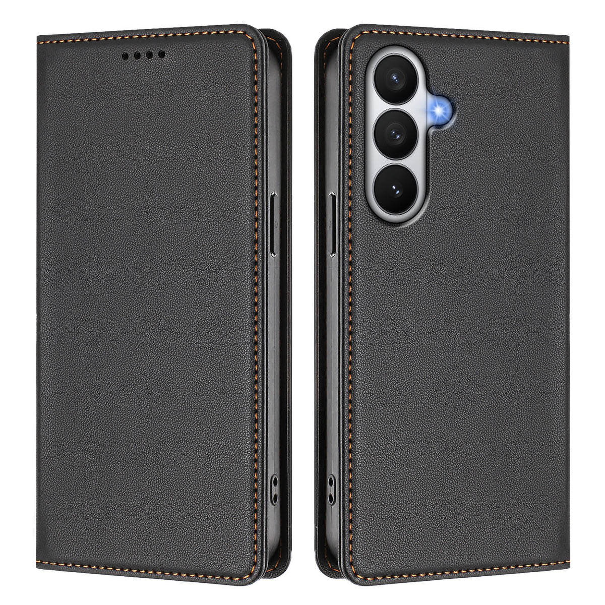 Samsung Galaxy S27 / S26 Läderplånboksfodral Magnetisk stängning RFID-blockerande mobilskal