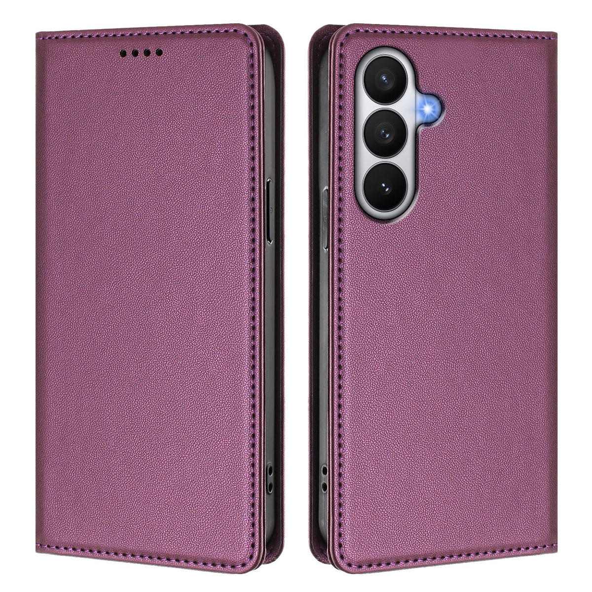 Samsung Galaxy S27 / S26 Läderplånboksfodral Magnetisk stängning RFID-blockerande mobilskal
