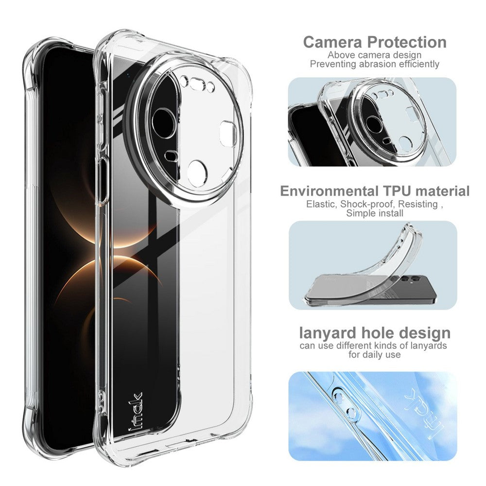 IMAK För Huawei Mate 80 / Mate 80 Pro Skal TPU mobilskydd Airbag Stötsäkert Skydd