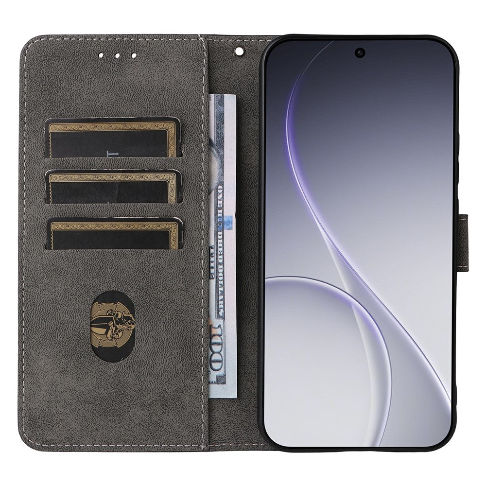 Phone Case For Oppo Reno15 Pro Max 5G (Global) / Reno15 Pro 5G (China) Wallet RFID Blocking PU Leather Phone Cover Stand with Strap