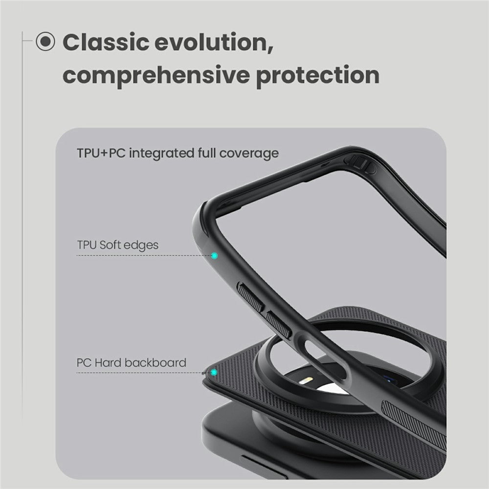 NILLKIN Super Frosted Shield Pro Magnetic Case  for Huawei Mate 80  /  Mate 80 Pro PC + TPU Phone Cover