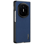For Huawei Mate X7 Case Wood Texture PU Leather Coated PC TPU Phone Cover