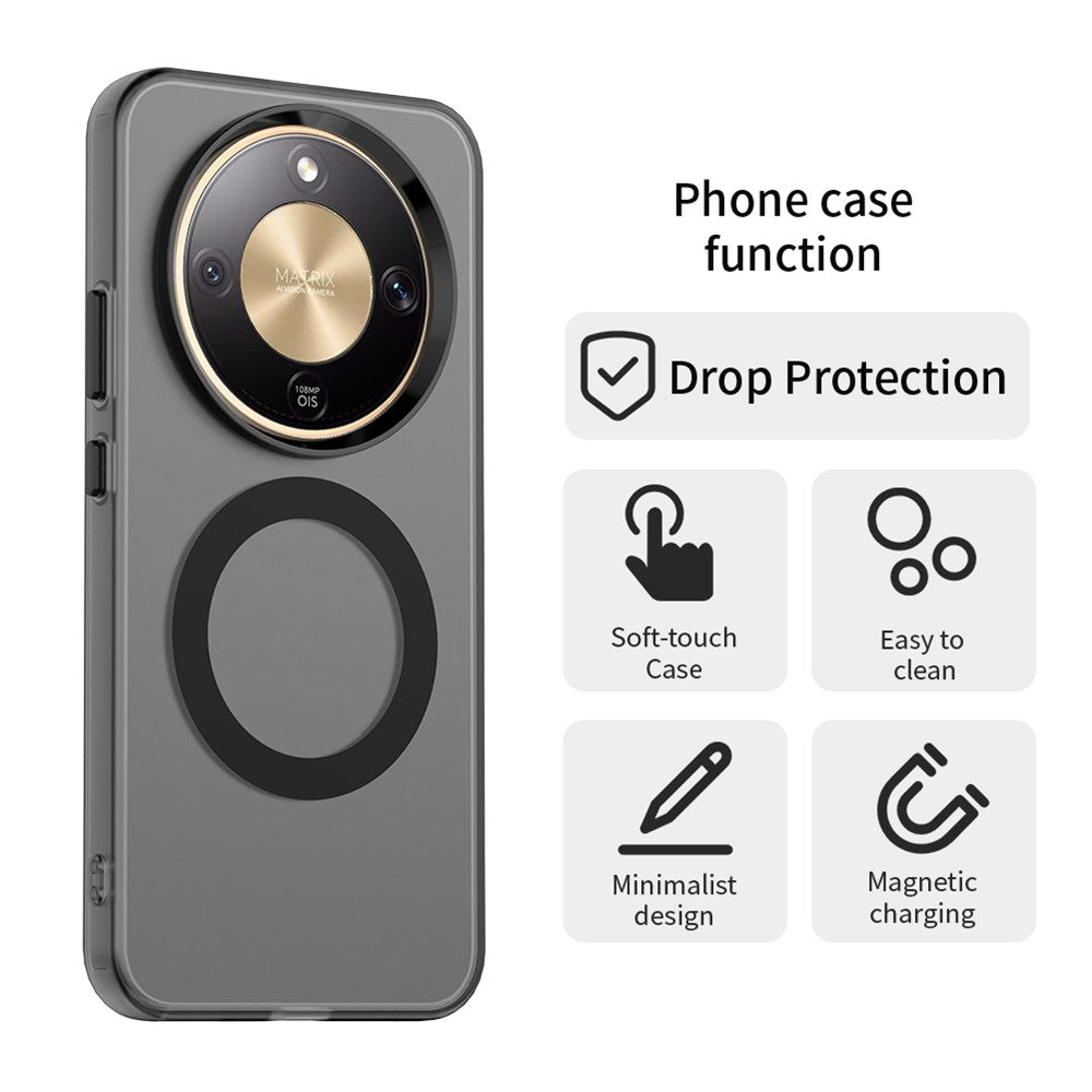 For Honor X9d 5G / X70 5G Magnetic Case Anti Drop Hybrid Phone Back Cover