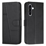 Telefoncover i læder til Samsung Galaxy A57 5G, foldbart stativ, pung, flipcover med rem