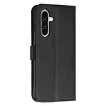Telefoncover i læder til Samsung Galaxy A57 5G, foldbart stativ, pung, flipcover med rem