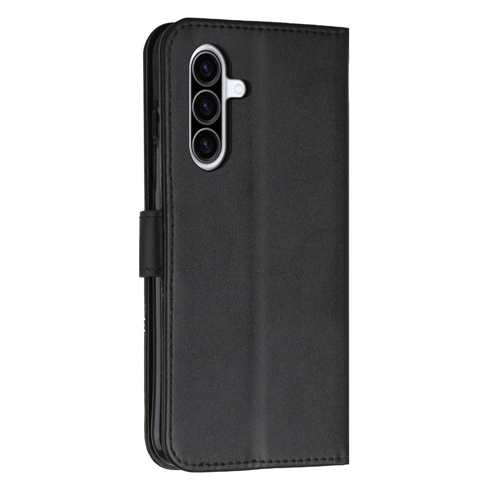 Telefoncover i læder til Samsung Galaxy A57 5G, foldbart stativ, pung, flipcover med rem