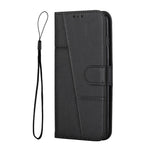 Telefoncover i læder til Samsung Galaxy A57 5G, foldbart stativ, pung, flipcover med rem