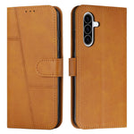 Telefoncover i læder til Samsung Galaxy A57 5G, foldbart stativ, pung, flipcover med rem