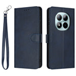 Xiaomi Redmi Note 15 Pro 4G (Global) Plånboksfodral Flip Stand Kalvstruktur PU-läder mobilskal med rem